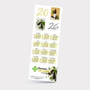 Calendrier vertical - A personnaliser